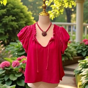 Free People Terese Velvet Top